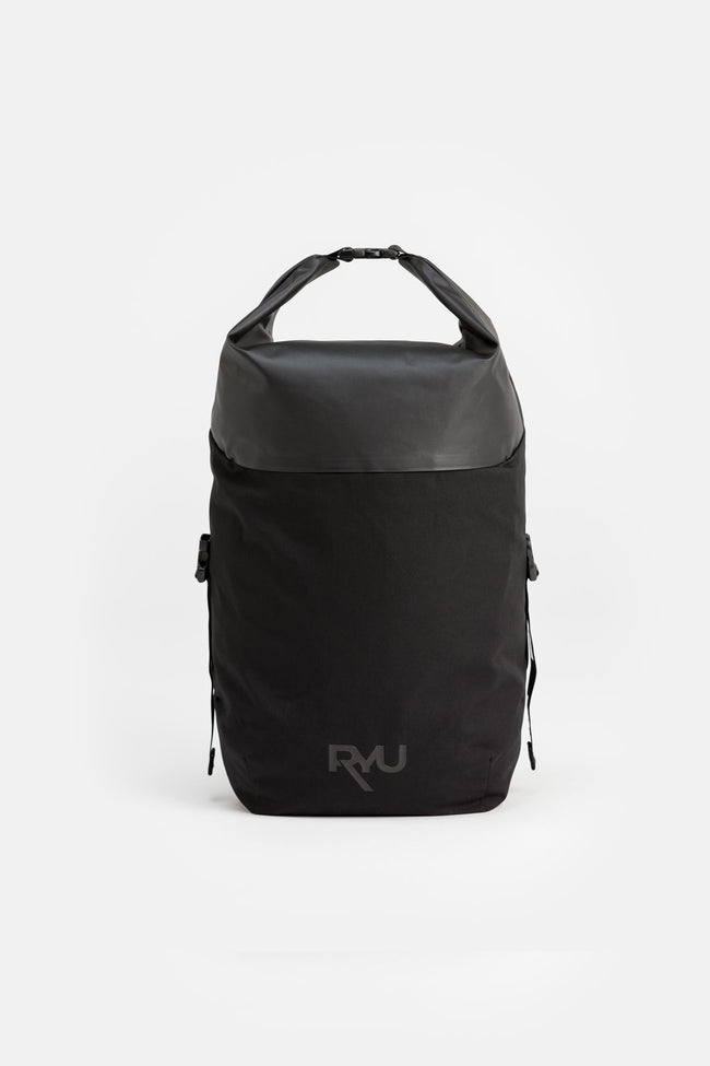 RYU Bags Roll Top Pack 23L-29.5L in Black