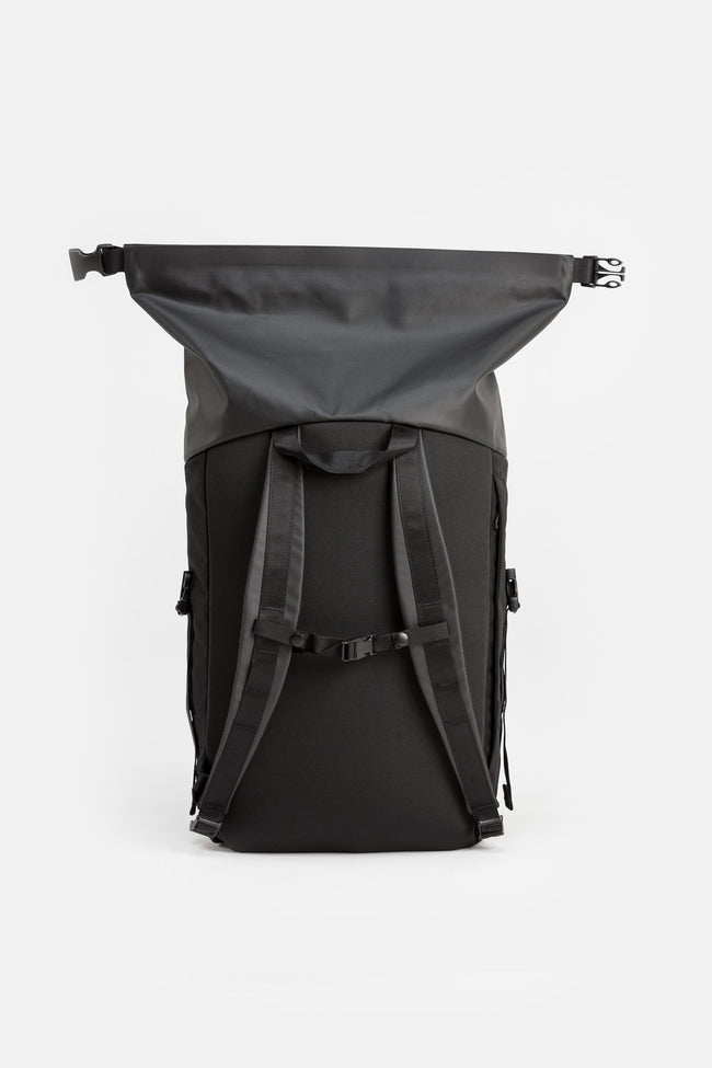 RYU Bags Roll Top Pack 23L-29.5L in Black