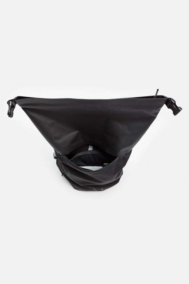 RYU Bags Roll Top Pack 23L-29.5L in Black