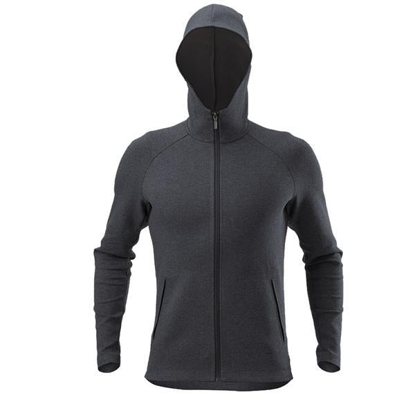 RYU Mens Ethos Full Zip Hoodie in Blackened Navy