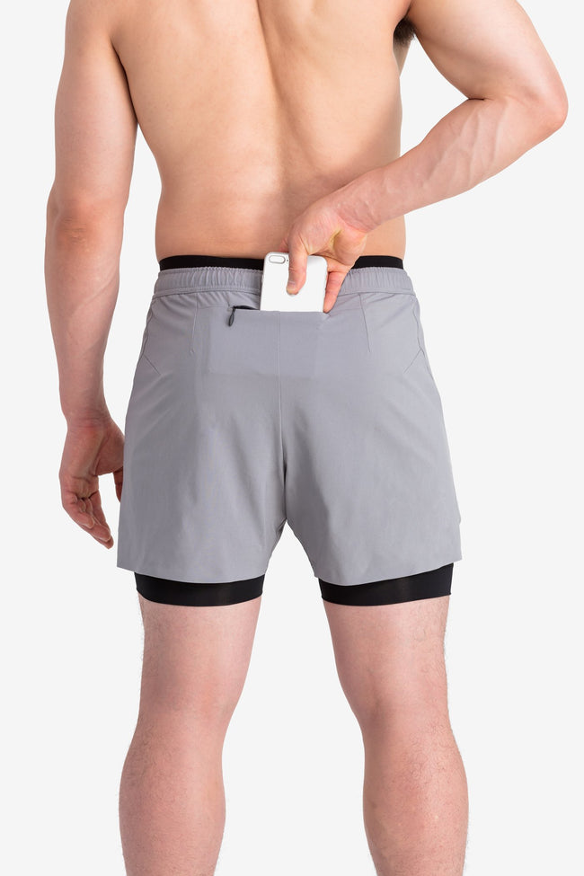 RYU Mens Vector Short in Titanium