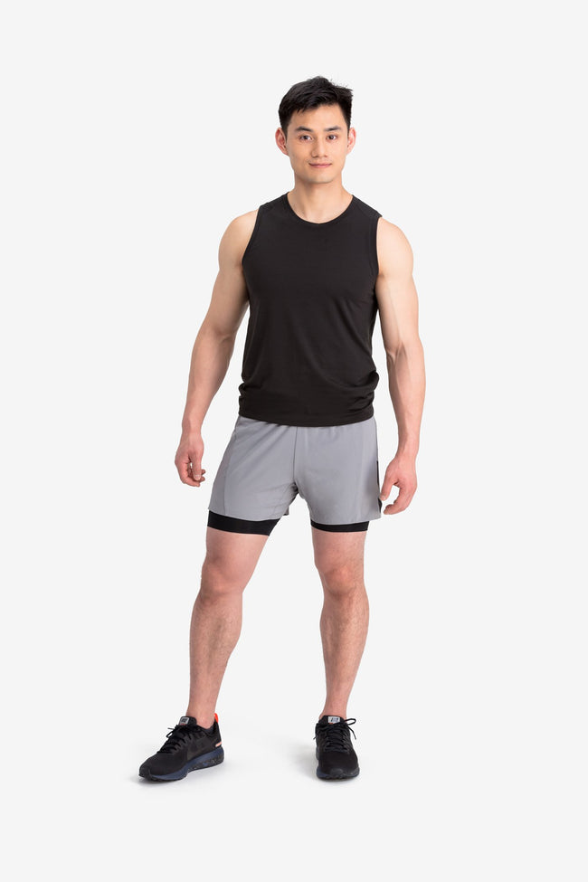 RYU Mens Vector Short in Titanium