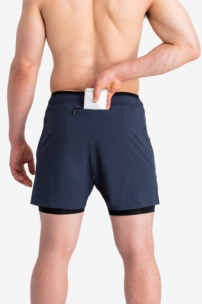 RYU Mens Vector Short in Blackened Navy