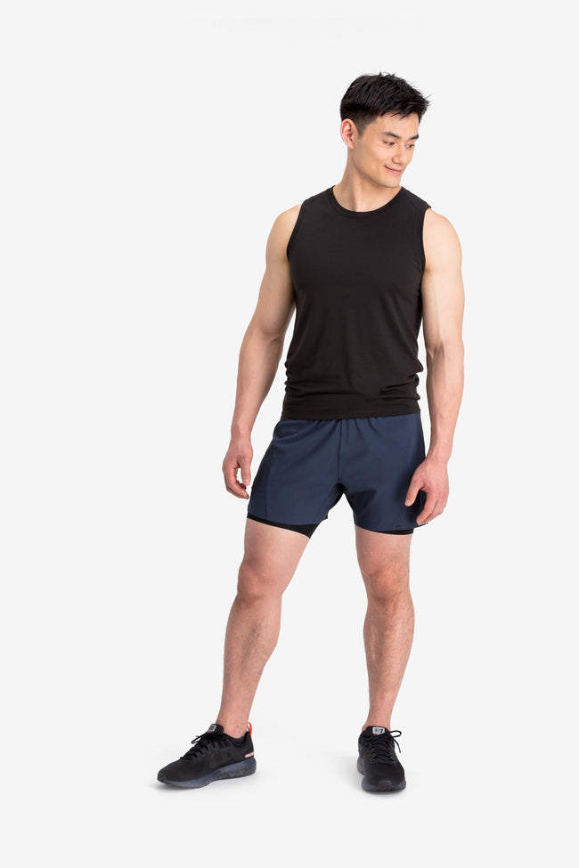 RYU Mens Vector Short in Blackened Navy