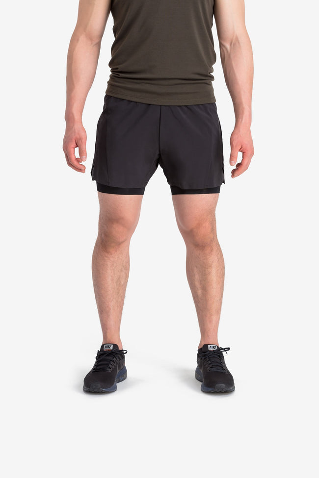 RYU Mens Vector Short in Black