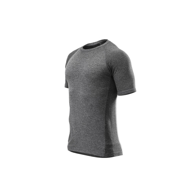 RYU Mens Vapor Crew Neck Tee in Asphalt Heather