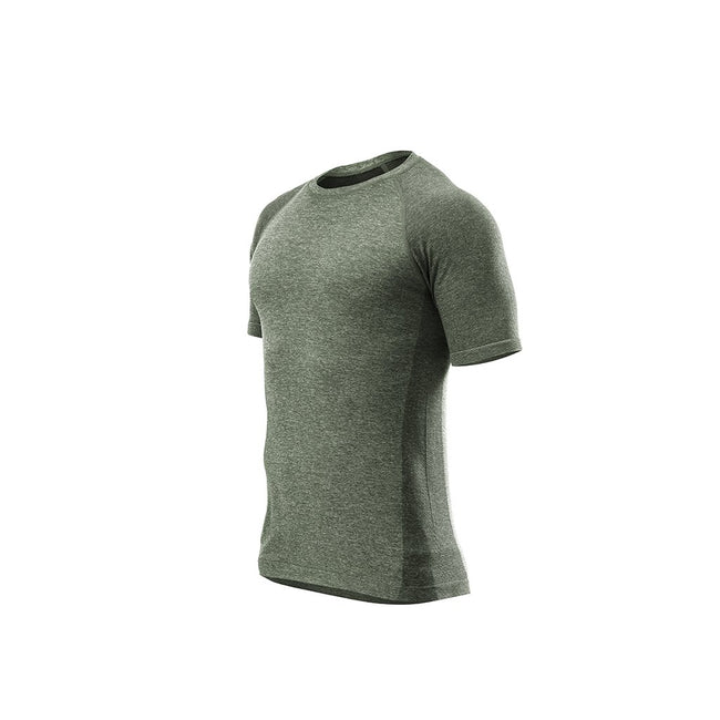RYU Mens Vapor Crew Neck Tee in Heather Moss