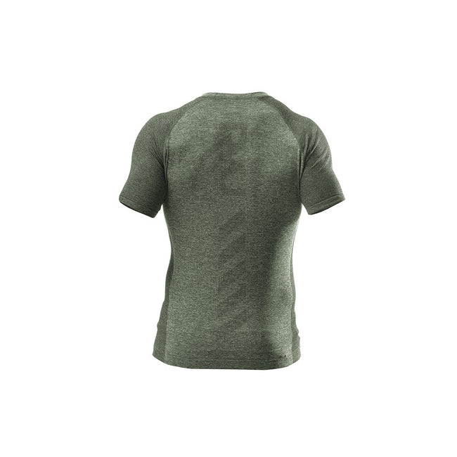 RYU Mens Vapor Crew Neck Tee in Heather Moss