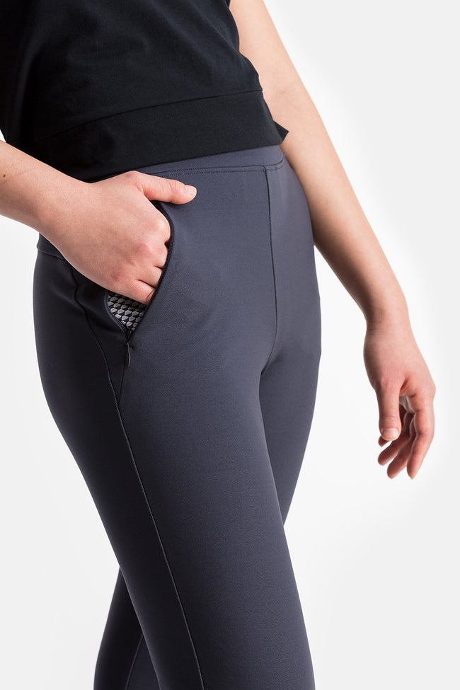 RYU Womens EveryWear Slim Pant in Asphalt