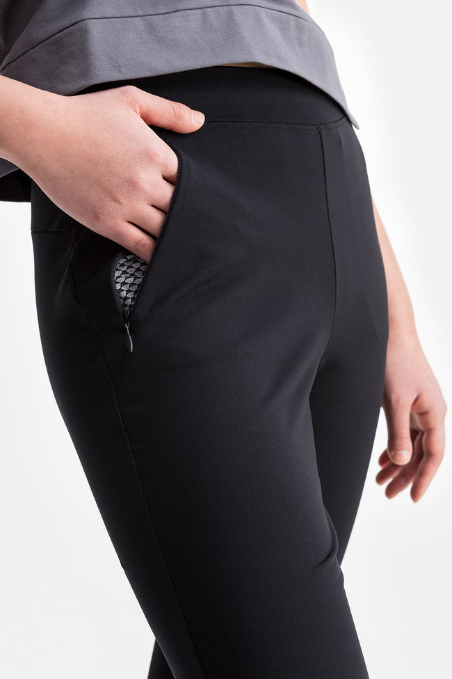 RYU Womens EveryWear Slim Pant in Black
