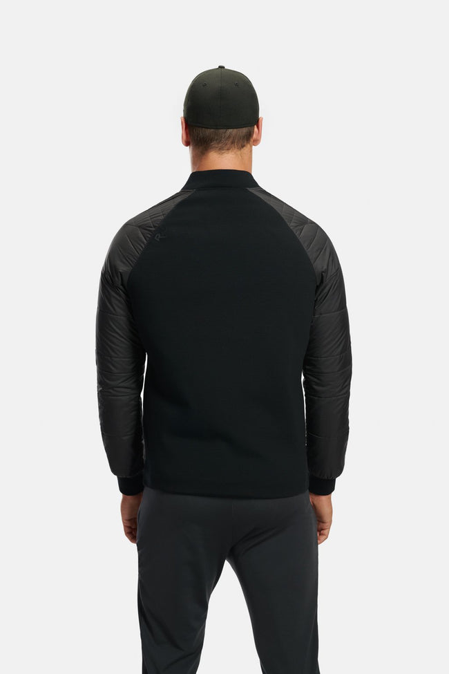 RYU Mens Ethos Bomber Jacket in Black