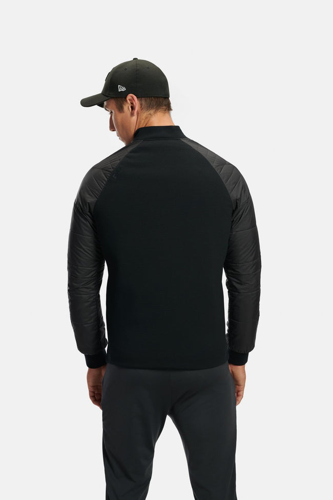 RYU Mens Ethos Bomber Jacket in Black