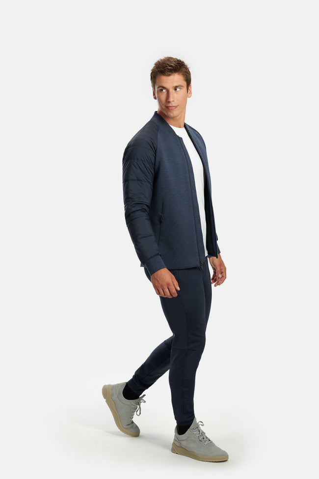 RYU Mens Ethos Bomber Jacket in Blackened Navy