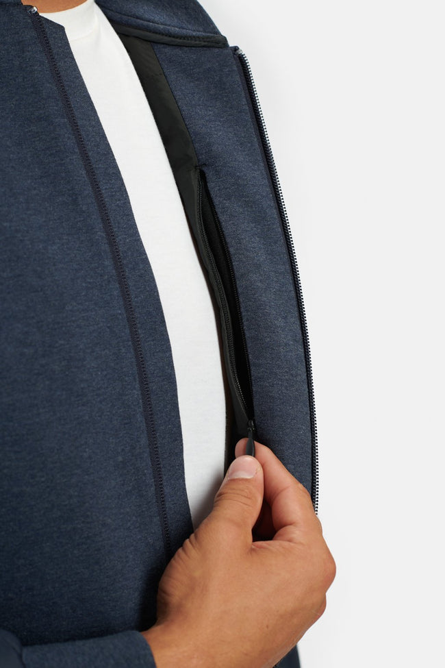 RYU Mens Ethos Bomber Jacket in Blackened Navy