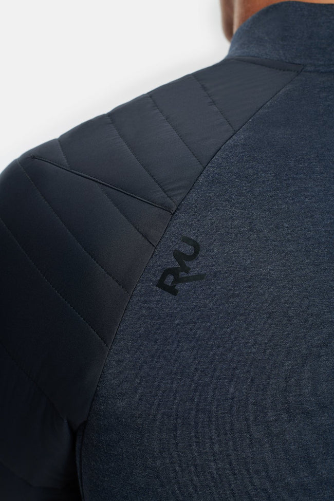 RYU Mens Ethos Bomber Jacket in Blackened Navy