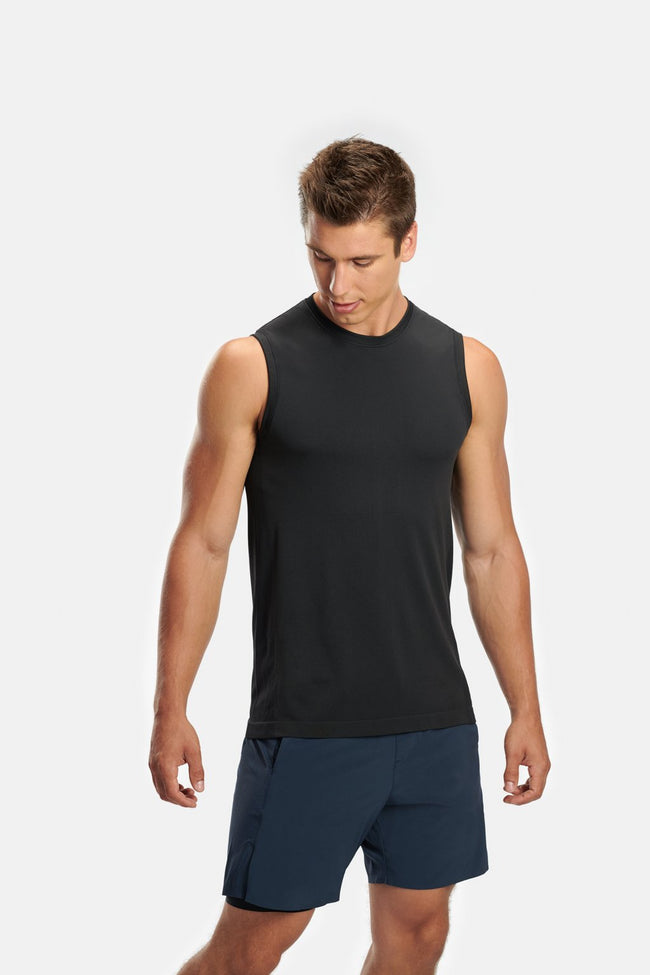 RYU Mens Standard Issue Tank in Raven
