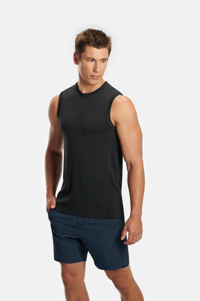 RYU Mens Standard Issue Tank in Raven
