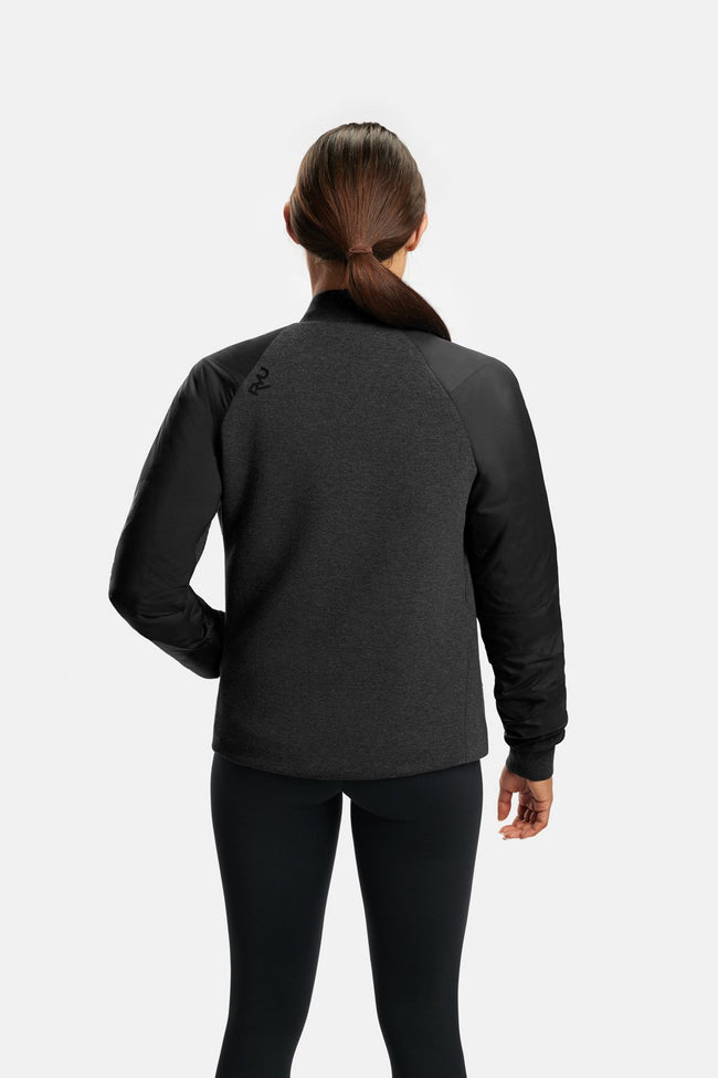 RYU Womens Ethos Bomber Jacket in Black