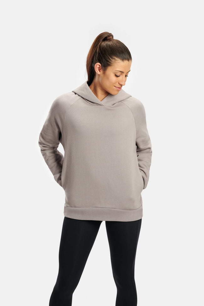 RYU Womens Core Hoodie in Lilac Gray