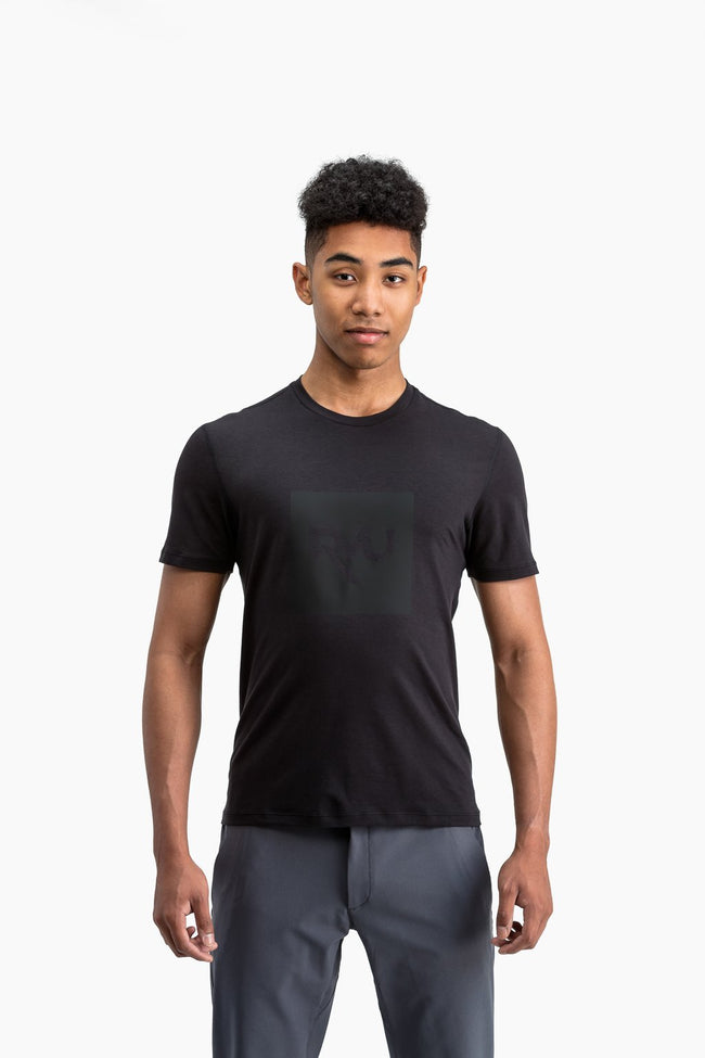 RYU Mens Standard Issue Crew - RYU Graphic in Raven