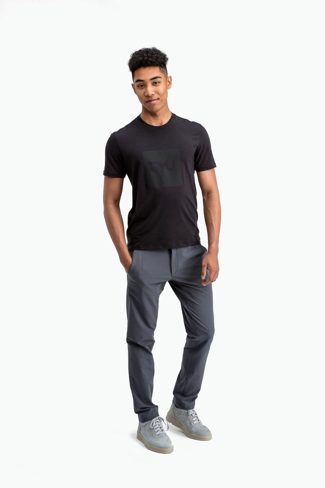RYU Mens Standard Issue Crew - RYU Graphic in Raven