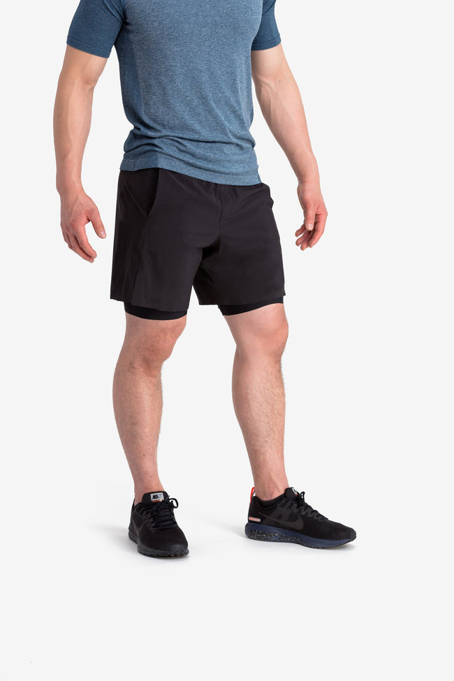 RYU Mens Interval Short in Black
