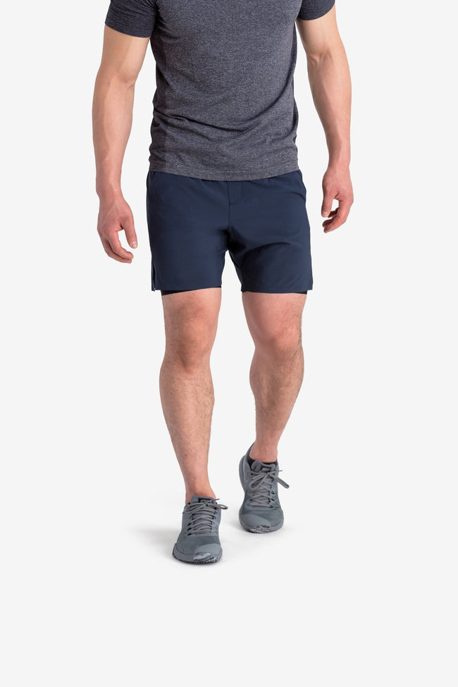 RYU Mens Interval Short in Blackened Navy