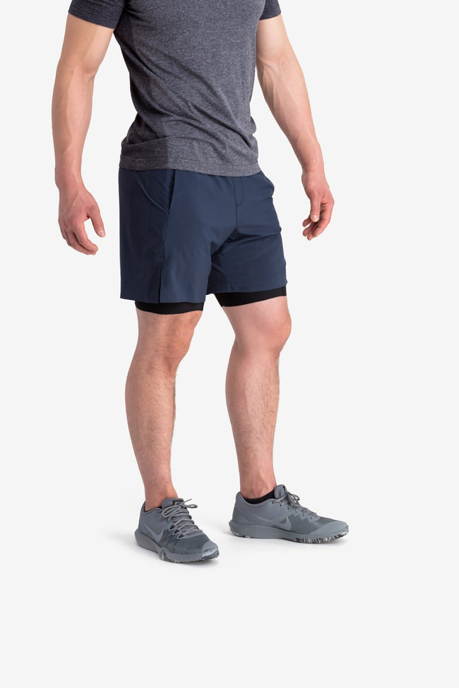 RYU Mens Interval Short in Blackened Navy