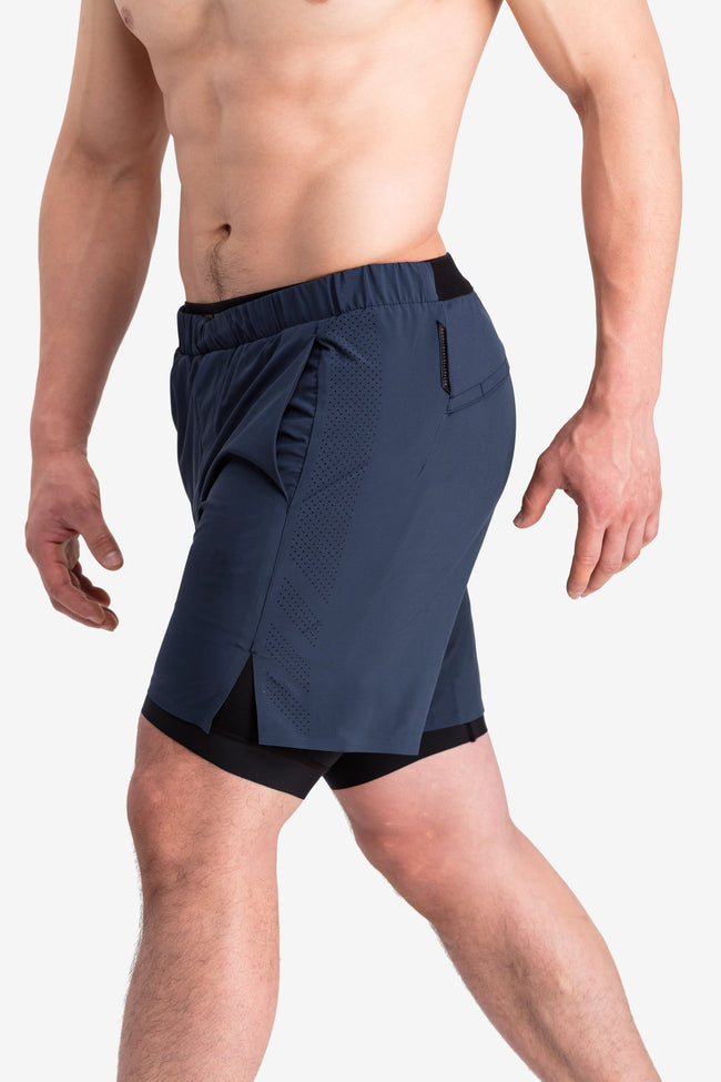 RYU Mens Interval Short in Blackened Navy