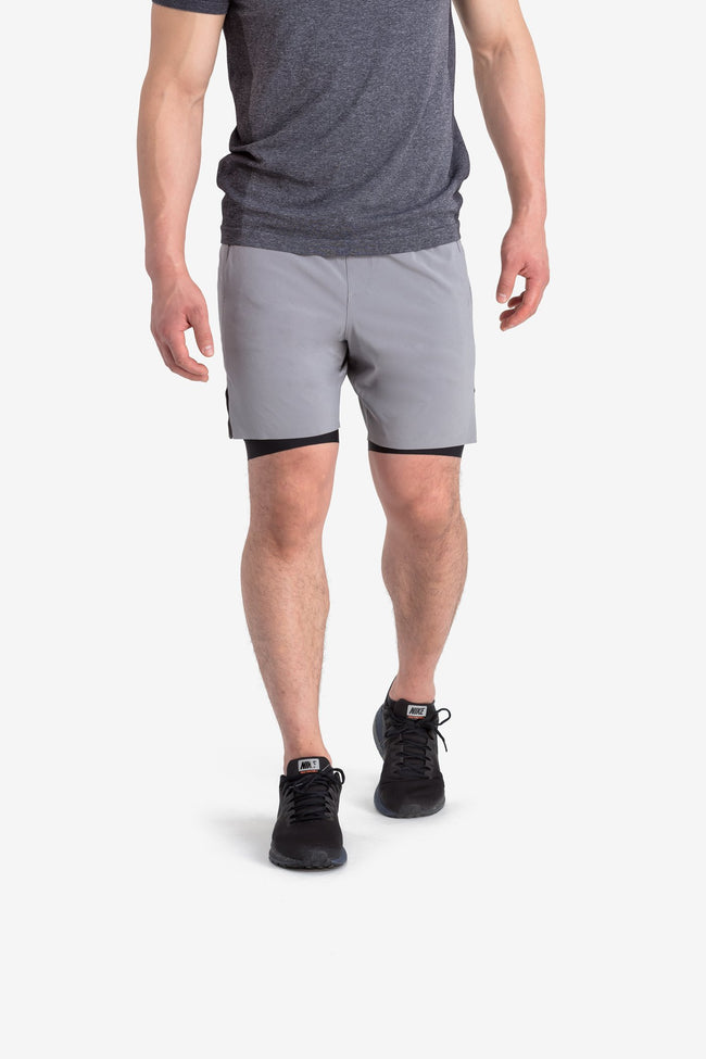 RYU Mens Interval Short in Titanium