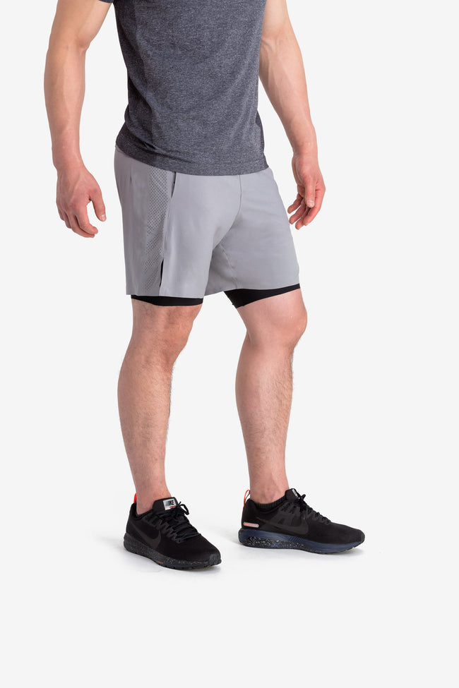 RYU Mens Interval Short in Titanium