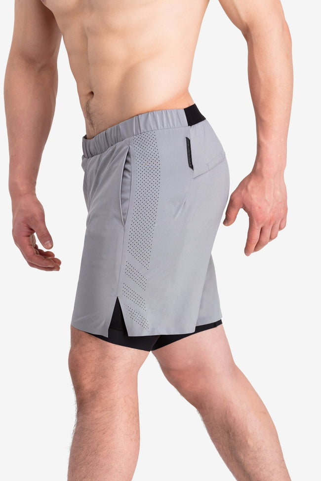 RYU Mens Interval Short in Titanium