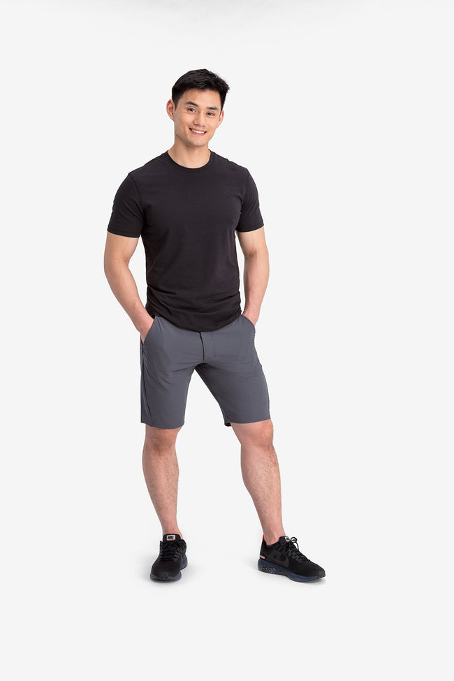 RYU Mens City Short in Asphalt