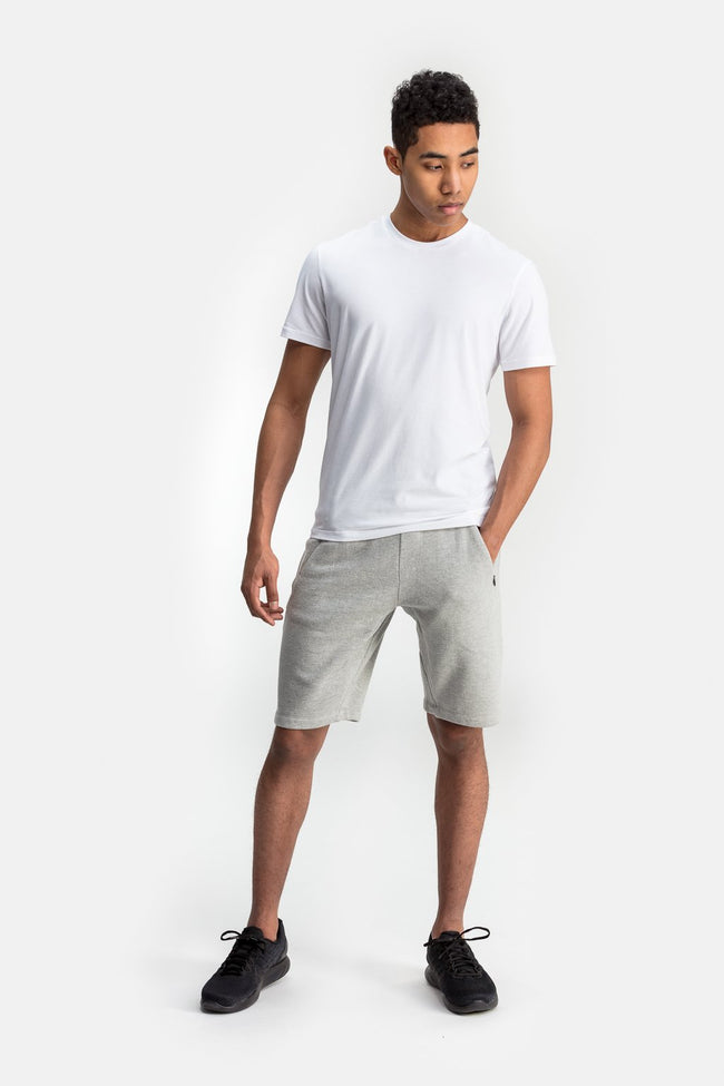 RYU Mens Core Short in Heather Athletic Grey