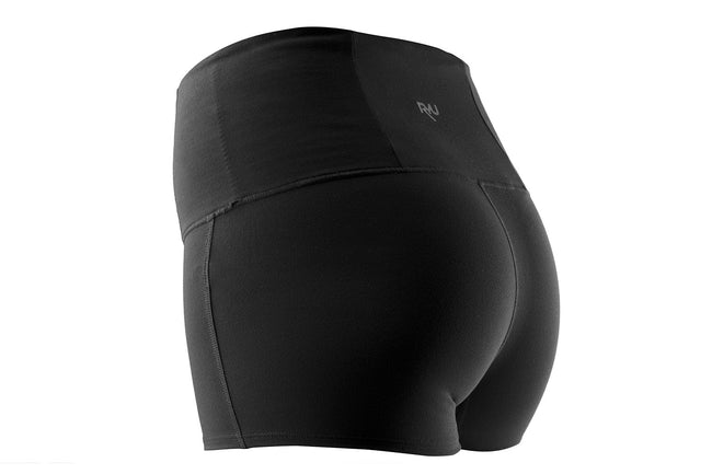 RYU Womens Tough Short - Interlock HiRise in Black