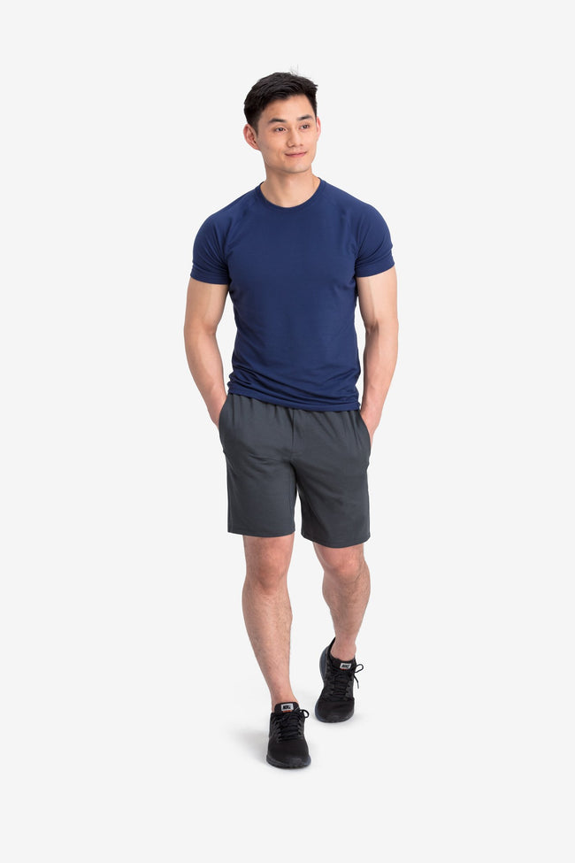 RYU Mens State Short in Asphalt Heather