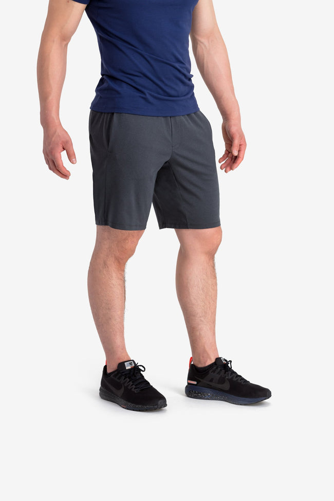 RYU Mens State Short in Asphalt Heather