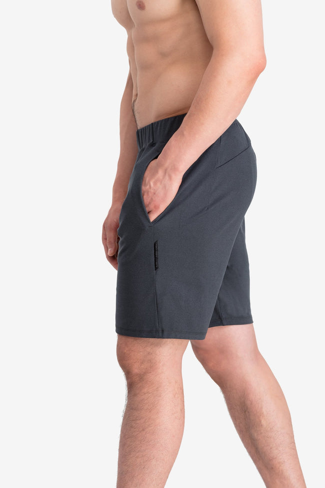 RYU Mens State Short in Asphalt Heather