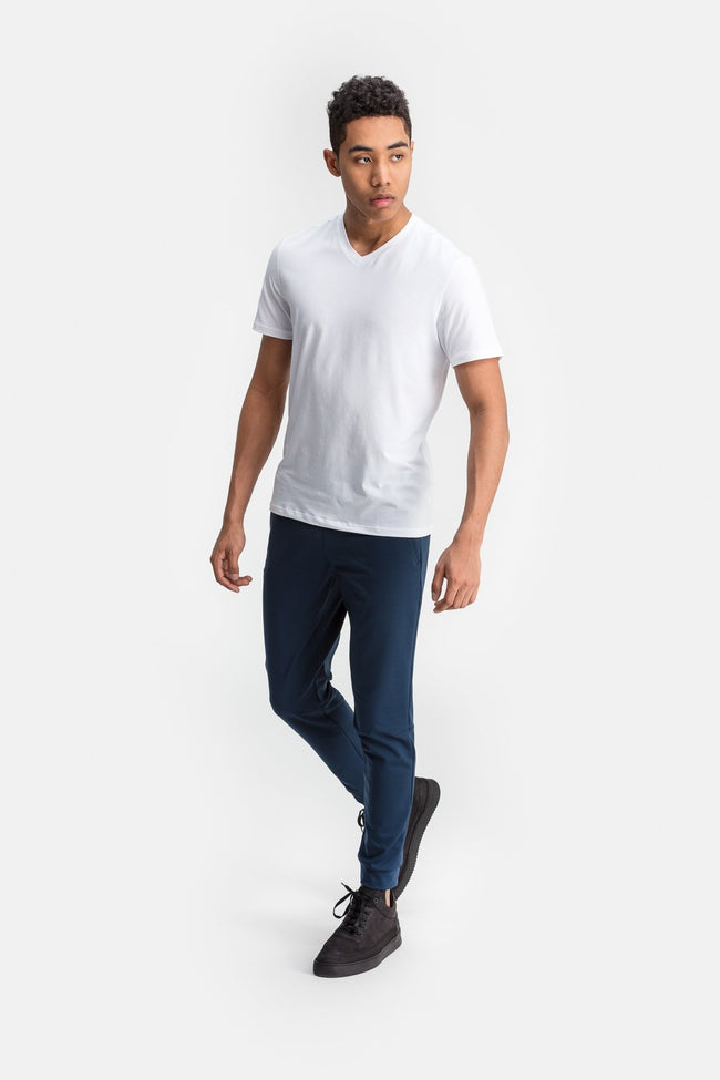 RYU Mens Standard Issue V Neck in White