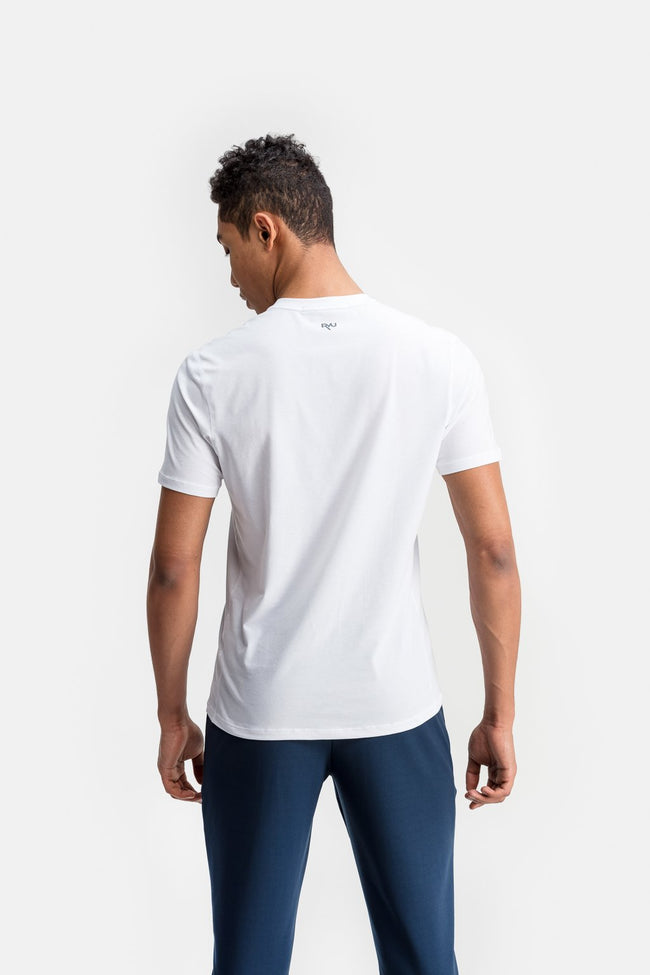RYU Mens Standard Issue V Neck in White