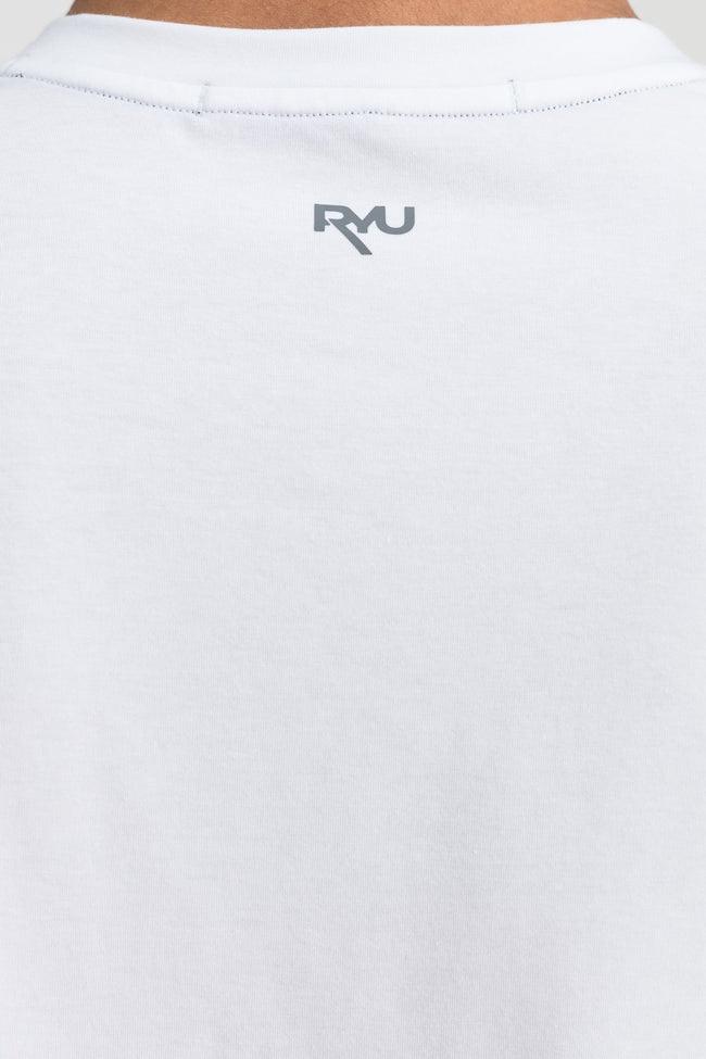 RYU Mens Standard Issue V Neck in White
