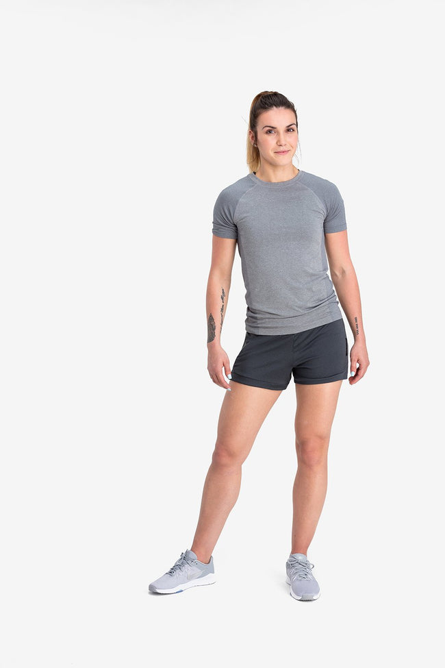 RYU Womens Starter Short in Asphalt