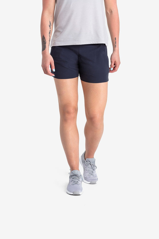 RYU Womens Power Short in Blackened Navy