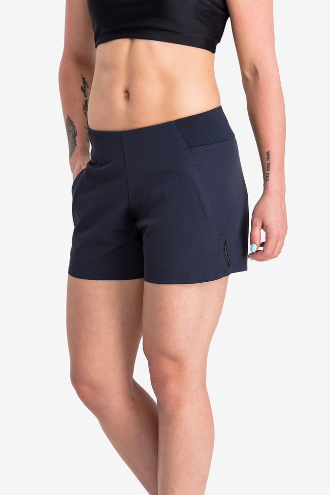 RYU Womens Power Short in Blackened Navy