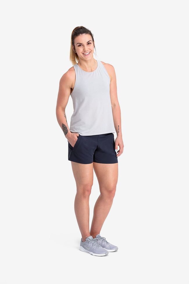 RYU Womens Power Short in Blackened Navy
