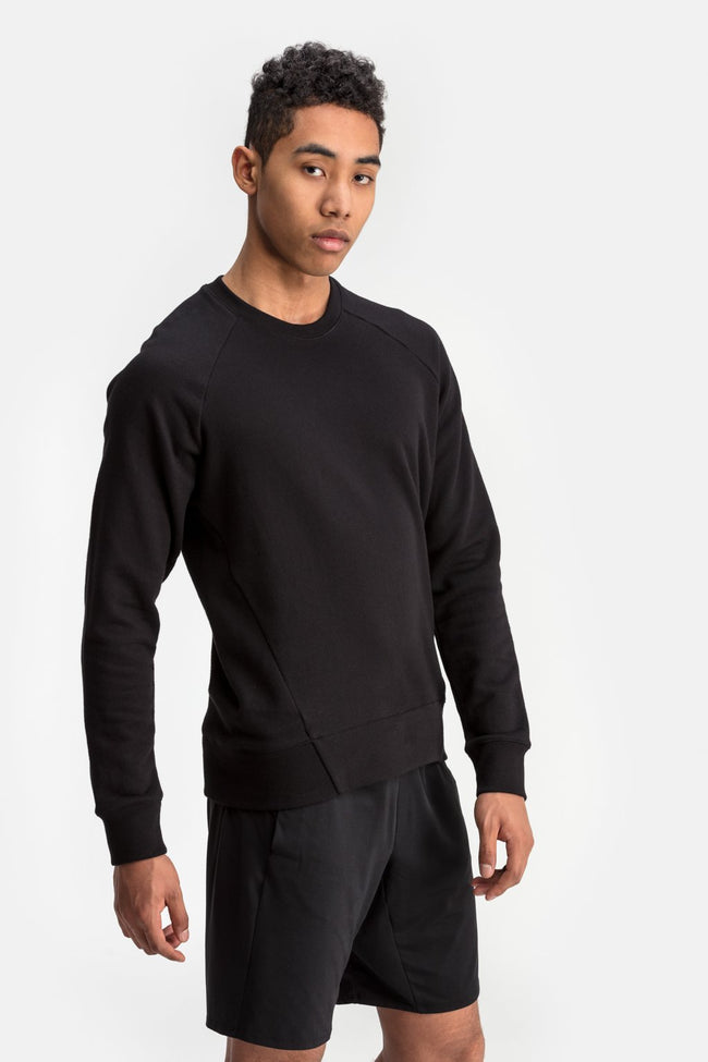 RYU Mens Core Crew in Black