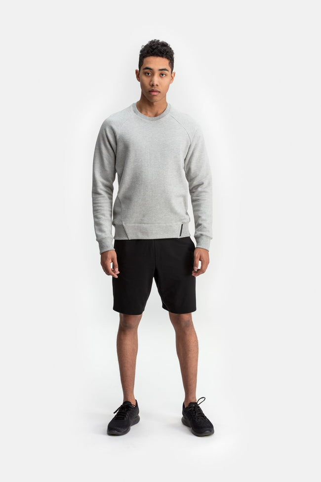 RYU Mens Core Crew in Athletic Grey Heather