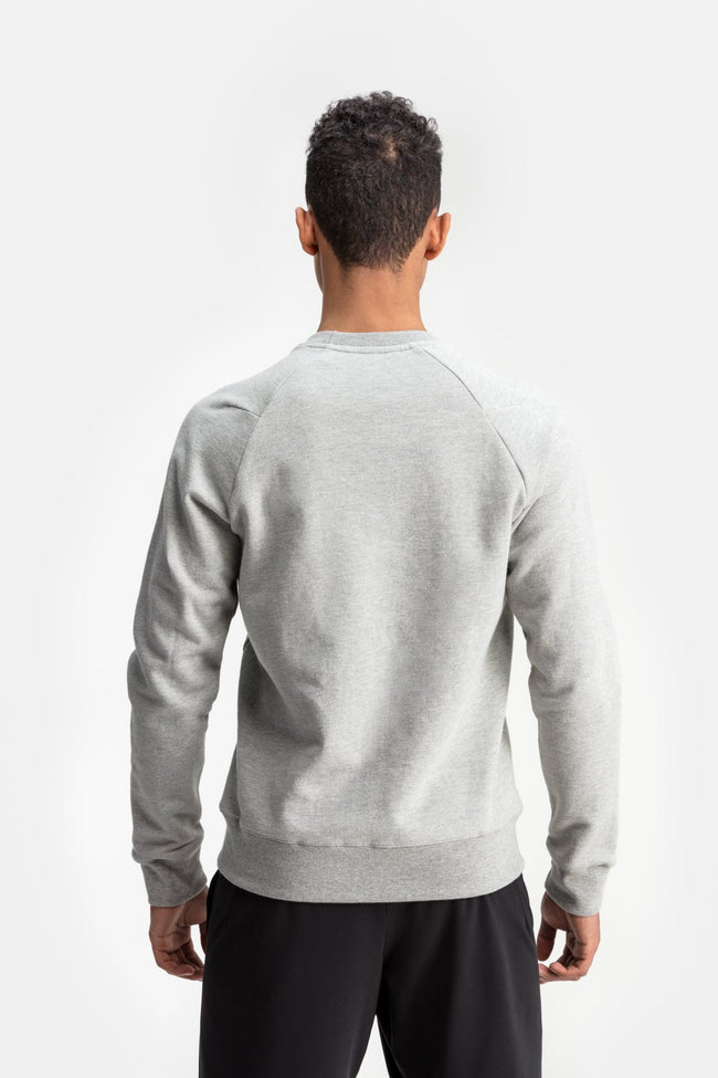 RYU Mens Core Crew in Athletic Grey Heather