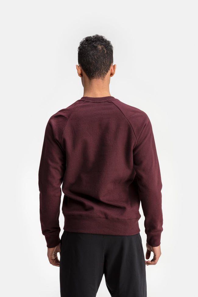 RYU Mens Core Crew in Blackened Port