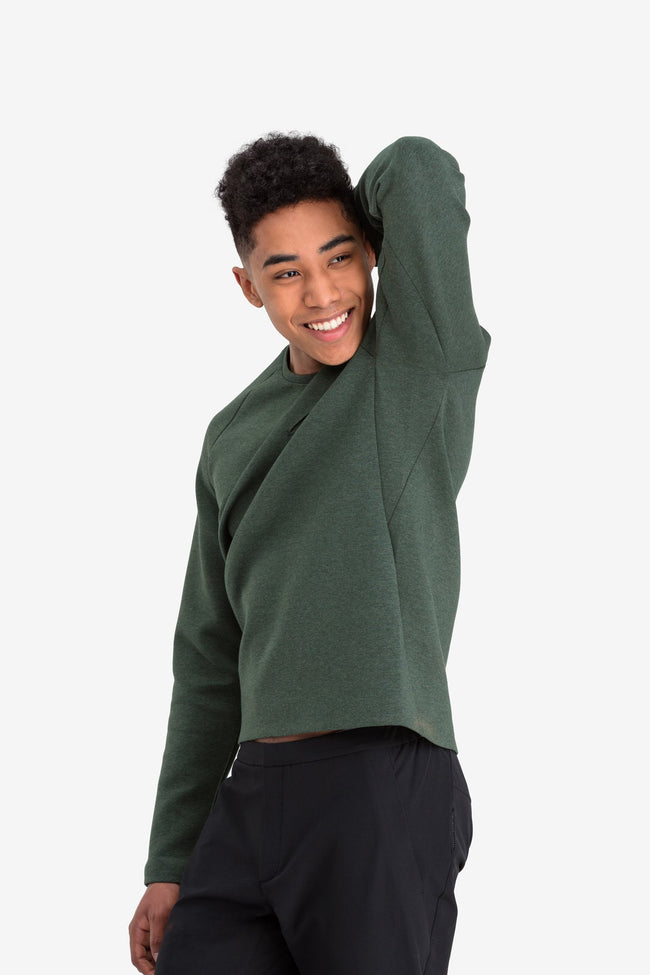 RYU Mens Ethos Crew in Blackened Olive